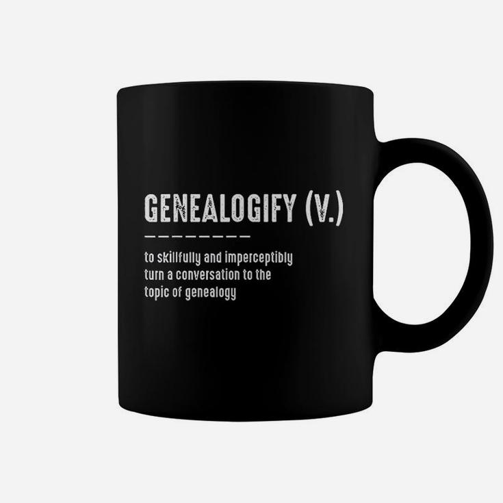 Genealogist Definition Genealogy Historian Genealogify Gift Coffee Mug