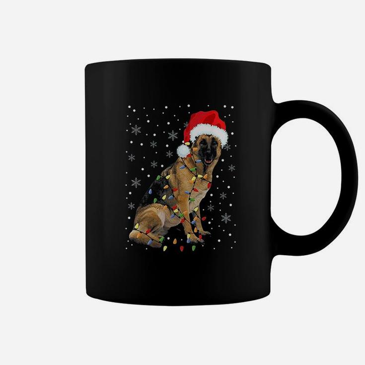 German Shepherd Christmas Santa Funny Christmas Dog Love Coffee Mug