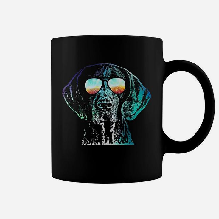 German Shorthaired Pointer Neon Dog Coffee Mug
