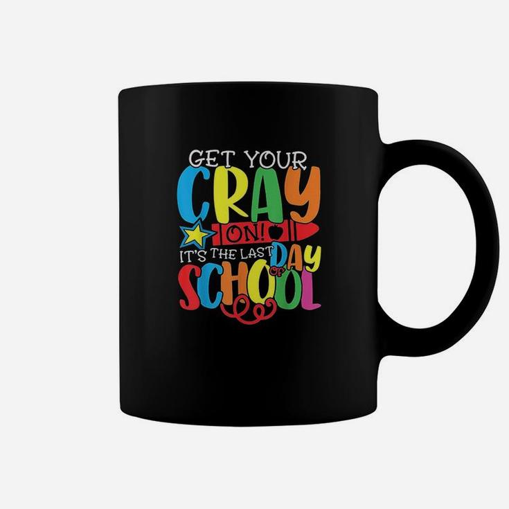 Get Your Crayon Happy Last Day Of School Teacher Student Coffee Mug