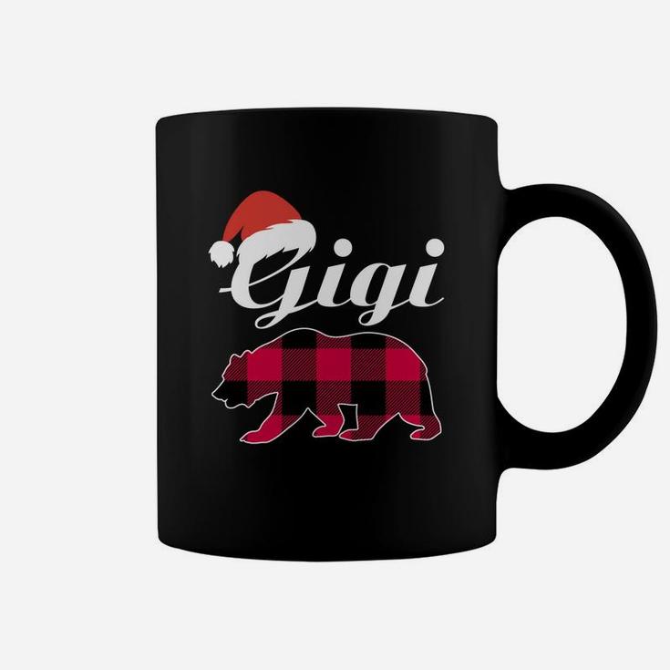 Gigi Christmas Bear Plaid Matching Family Christmas Coffee Mug