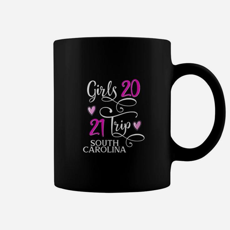 Girls Trip 2021 South Carolina Vacation Group Matching Coffee Mug