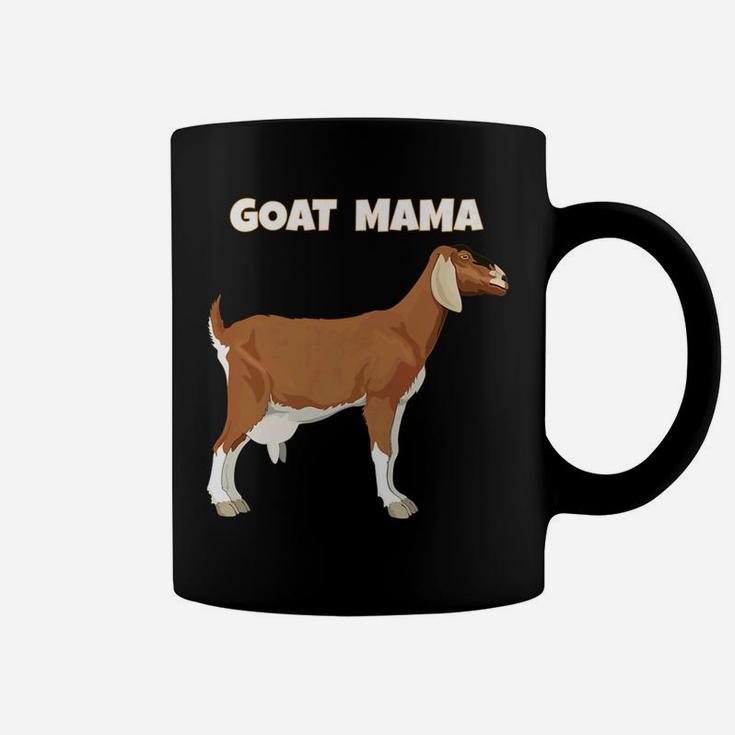 Goat Mama Standing Anglonubian Goat Coffee Mug
