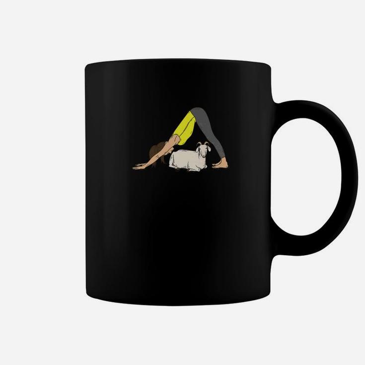 Goat Yoga Funny Downward Facing Dog Yoga Pose Coffee Mug Goat Yoga Funny Downward Facing Dog Yoga Pose Coffee Mug