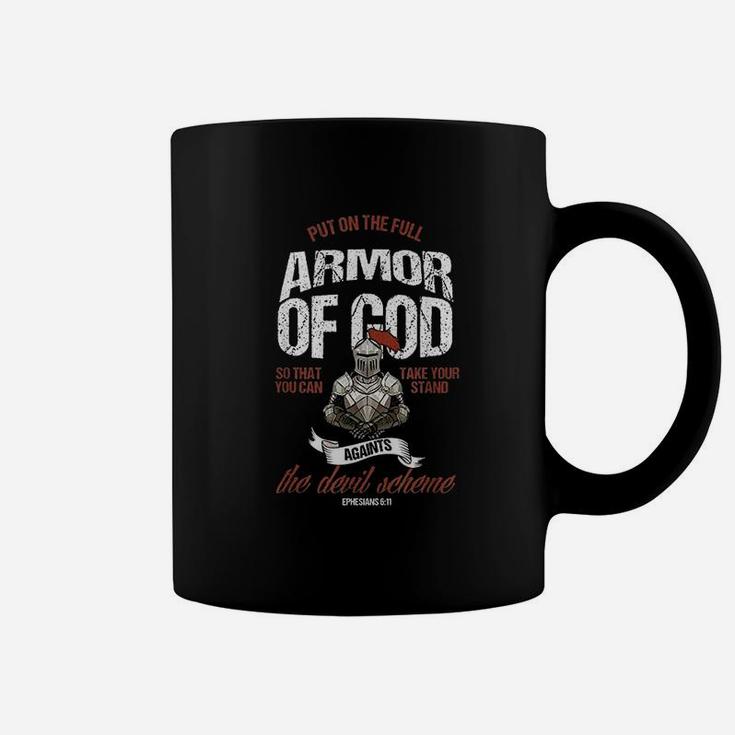 God Preacher Follower Christian Put On The Armor Of God Coffee Mug