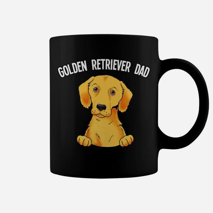 Golden Retriever Dad Gif Cute Golden Dog Lover Tee Coffee Mug
