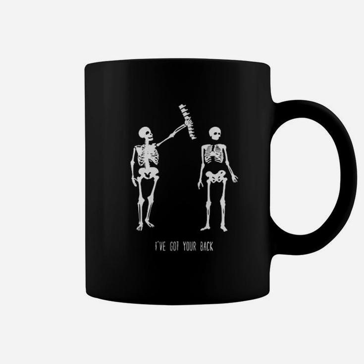 Got Your Back Funny Halloween Skeleton Best Friends Coffee Mug