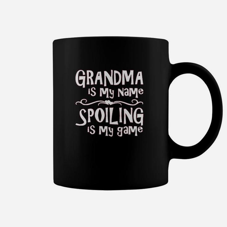 Grandma Is My Name Spoiling Is My Game Sweatshirt Crewneck Coffee Mug