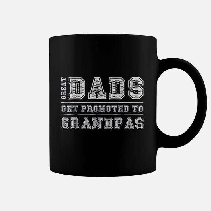 Great Dads Get Promoted To Grandpas Fathers Day Coffee Mug