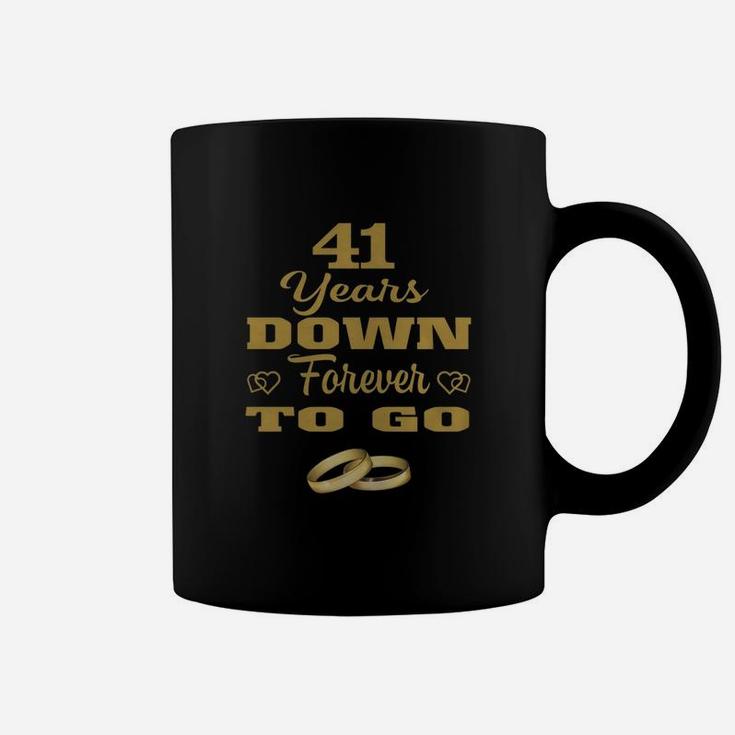 Great T-shirt For Husband Wife 41st Wedding Anniversary Gift Coffee Mug