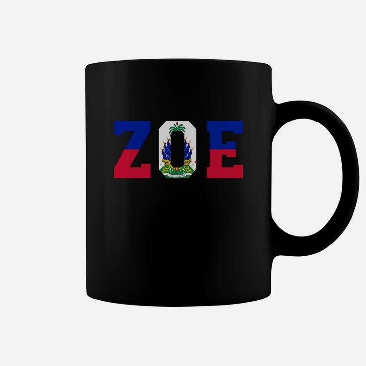 Haitian Zoe- - Haitian Pride For Haitian Flag Day Coffee Mug