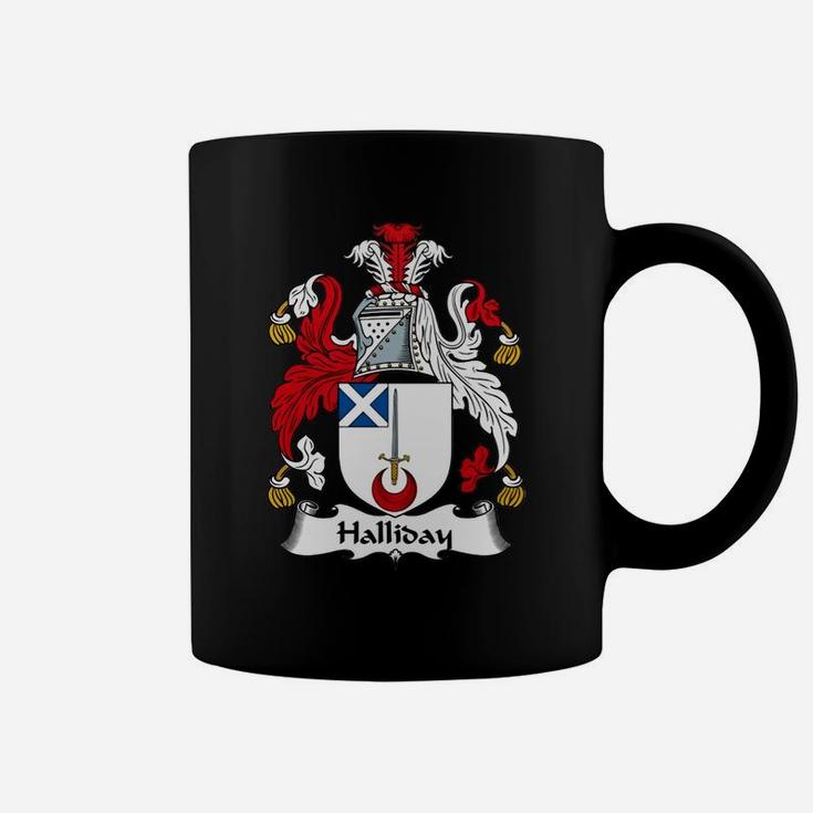 Halliday Family Crest Scottish Family Crests Coffee Mug | Seseable UK