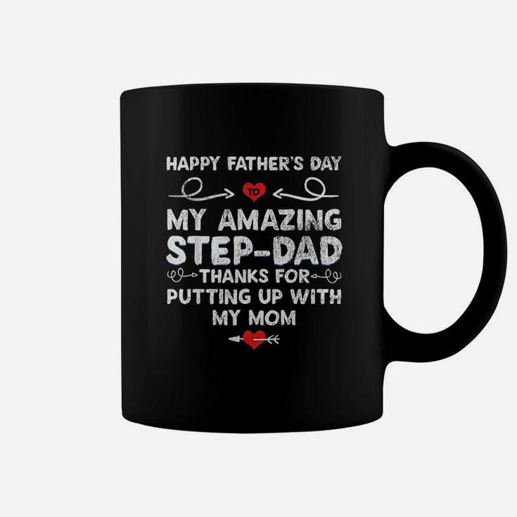 Happy Father Day To My Amazing Step Coffee Mug