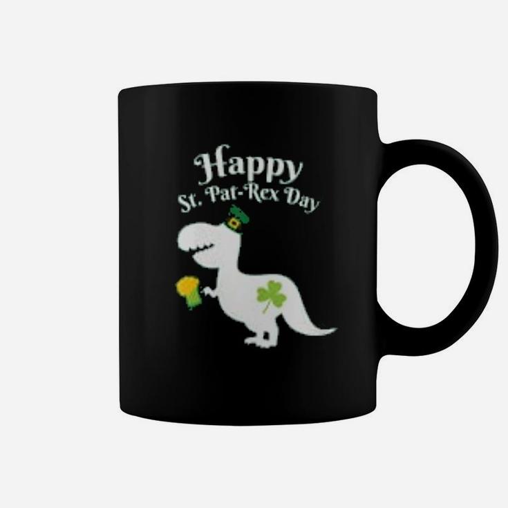 Happy Saint Pat Rex St Patricks DayRex Dinosaur Beer Coffee Mug