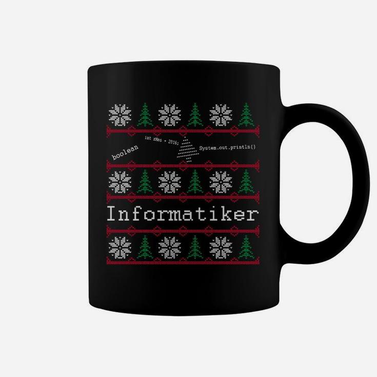 Hässlicher Weihnachts-Pulli Für Informatiker Tassen