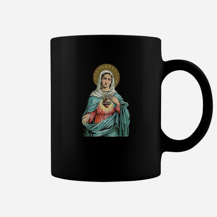 Heart Of Mary Our Blessed Mother Catholic Coffee Mug