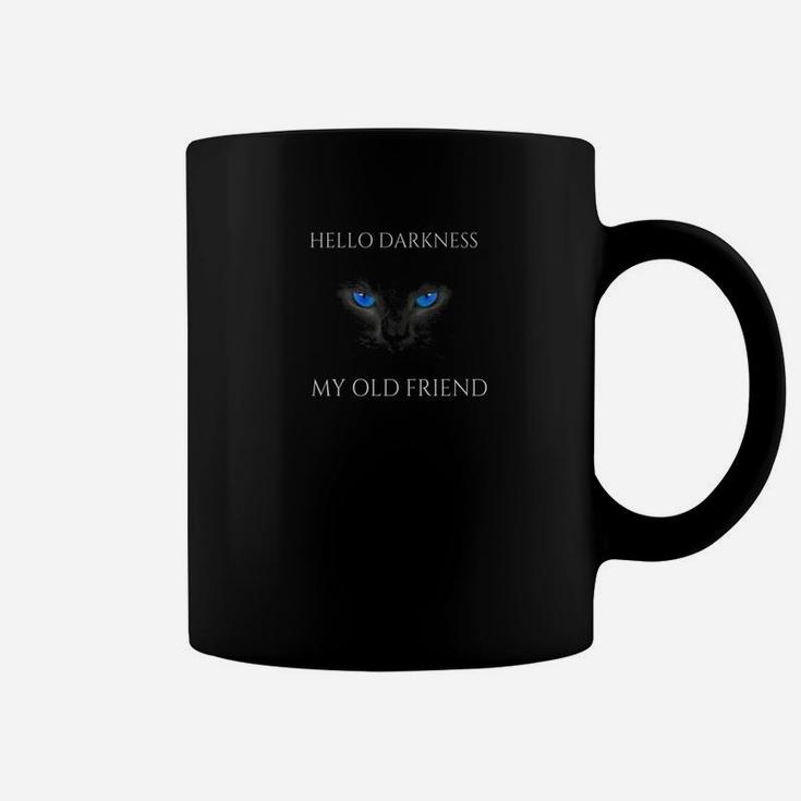 Hello Darkness Black Cat My Old Friend Halloween 2018 Coffee Mug