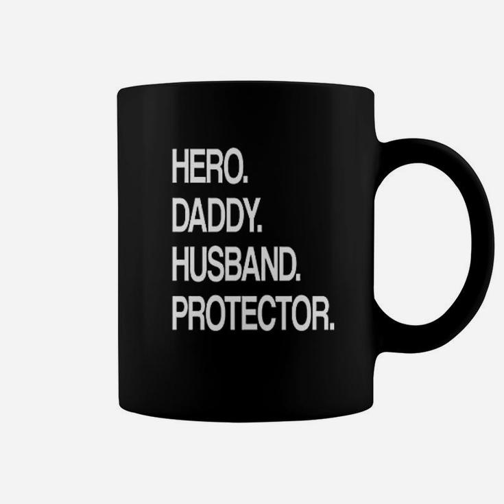 Hero Daddy Husband Protector, best christmas gifts for dad Coffee Mug