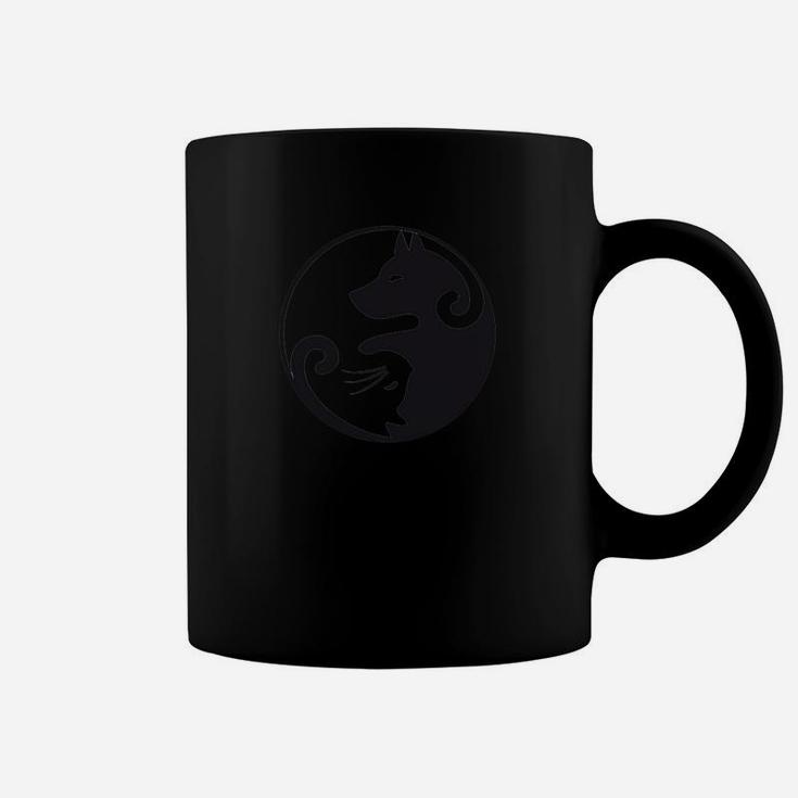 Herren Drachen-Logo Tassen in Schwarz, Bequemes Modedesign