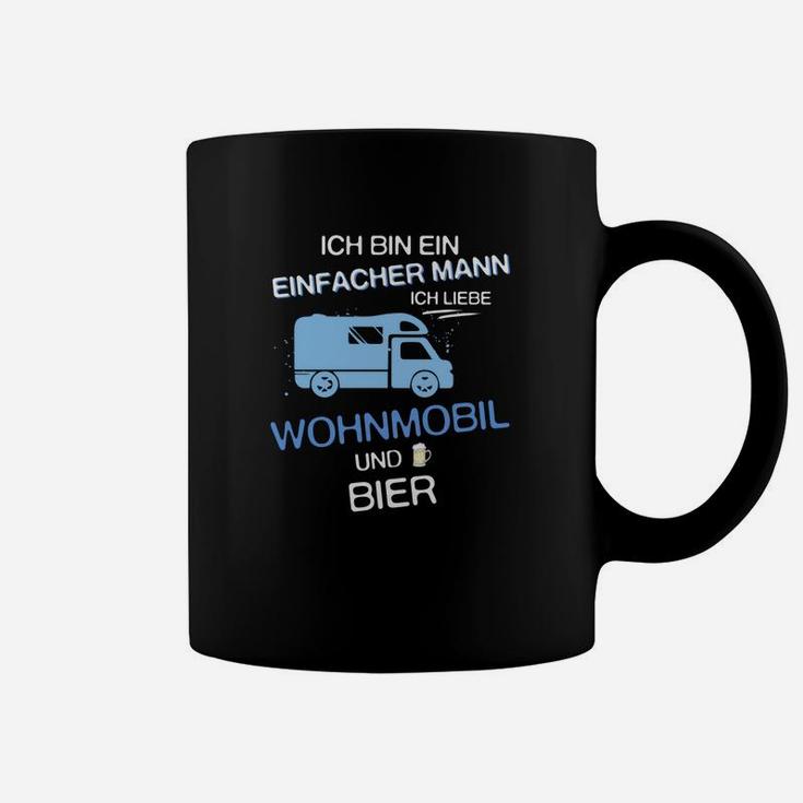 Herren Tassen Einfacher Mann: Wohnmobil & Bier, Lustige Sprüche