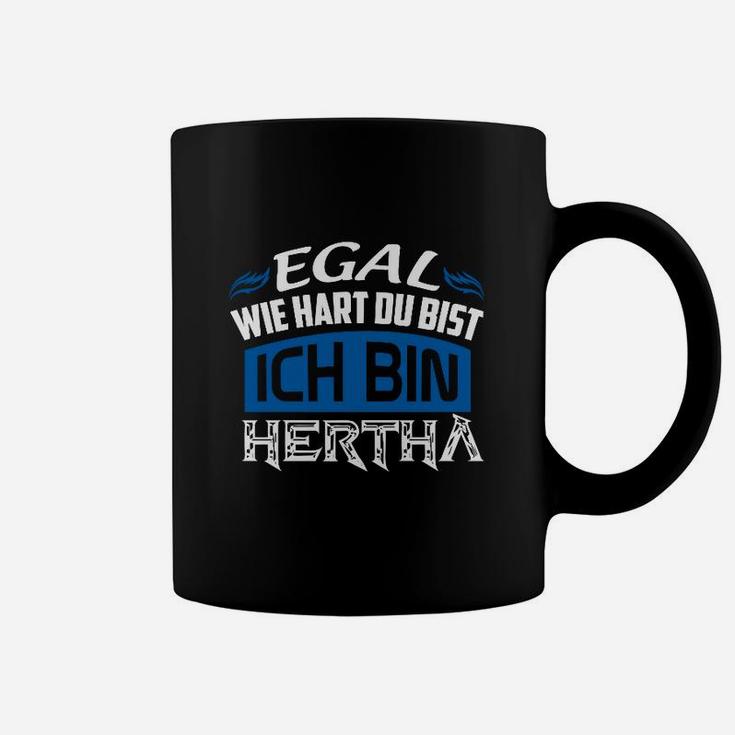 Hertha Fan-Tassen Egal wie hart, ich bin Hertha in Blau-Weiß
