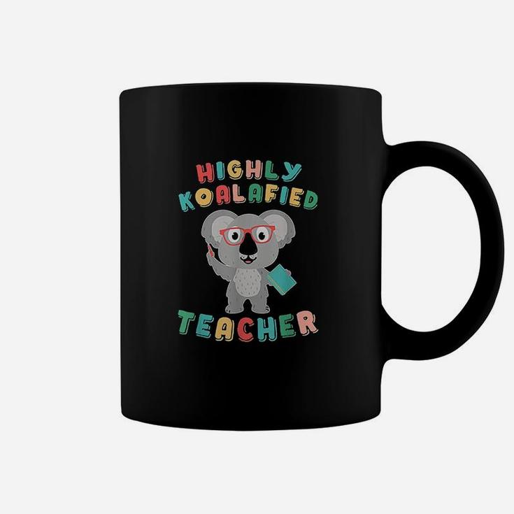Highly Koalafied Teacher Koala Bear Back To School Outfit Coffee Mug