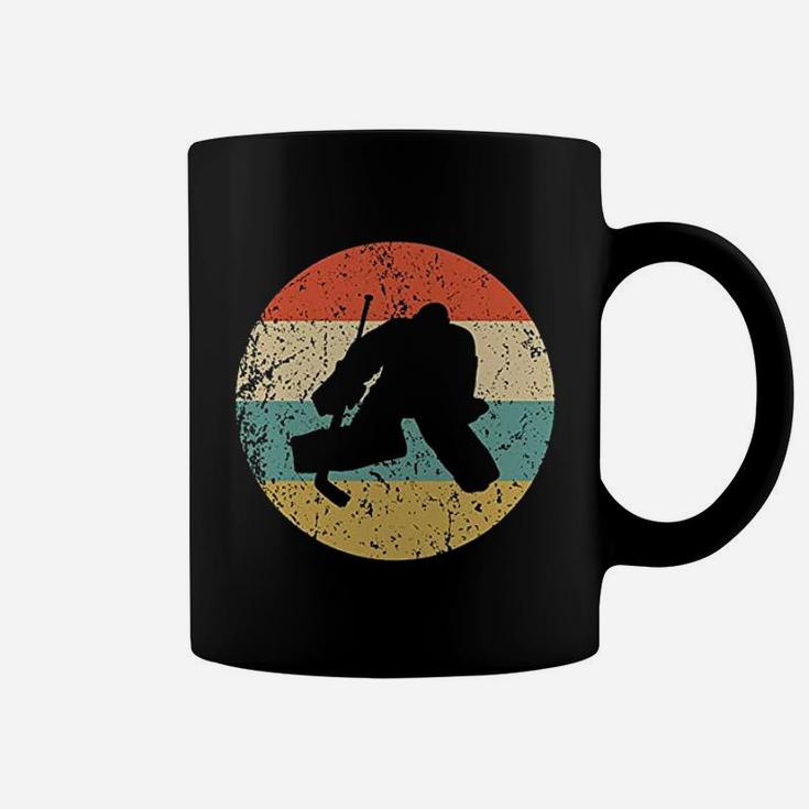 Hockey Vintage Retro Hockey Goalie Coffee Mug