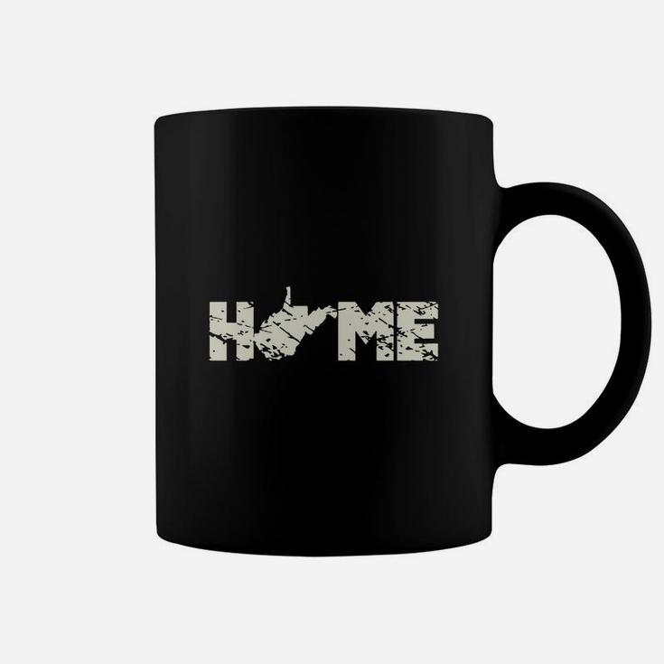 Home Shirt Wv West Virginia Distressed Coffee Mug
