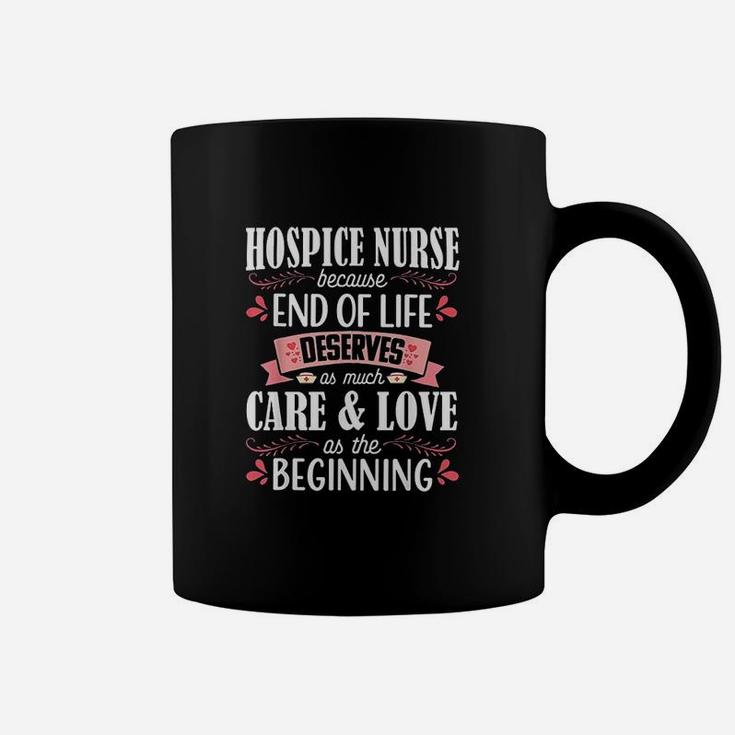 Hospice Nurse Care Cute Care Love Registered Nursing Gift Coffee Mug