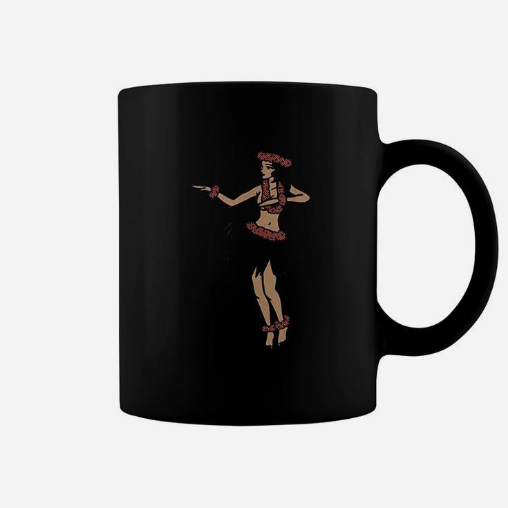 Hula Dancer Girl Vintage Coffee Mug