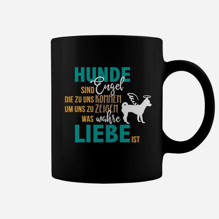 Hunde sind Engel Tassen, Spruch mit Pfotenabdruck Design