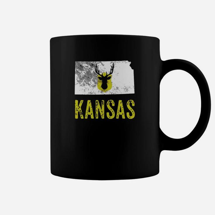 Hunting Season - Deer Hunting Shirt, Kansas Coffee Mug