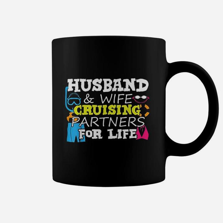 Husband And Wife Cruising Partners For Life Vacation Coffee Mug