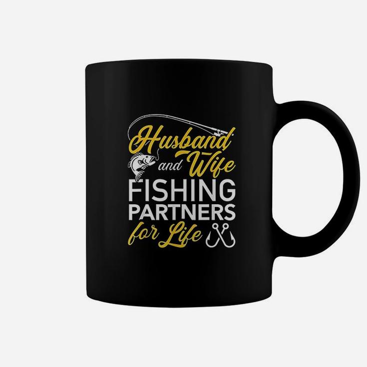 Husband And Wife Fishing Partners For Life Coffee Mug