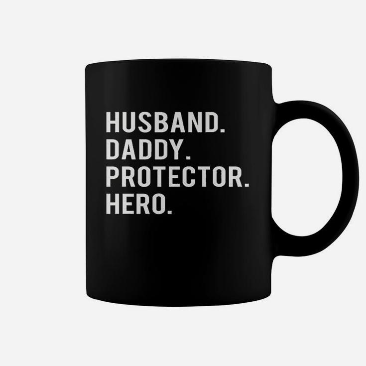 Husband Daddy Protector Hero Coffee Mug