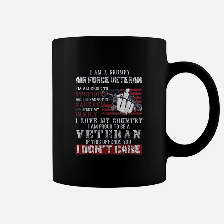 I Am A Grumpy Air Force Veteran Retired Air Force Veteran Coffee Mug