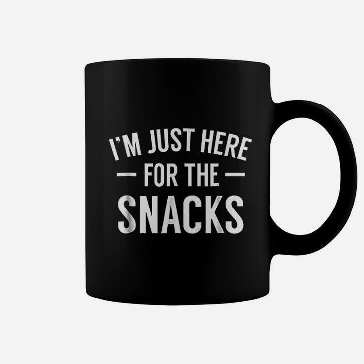 I Am Just Here For The Snacks Funny Food Cook Humor Coffee Mug