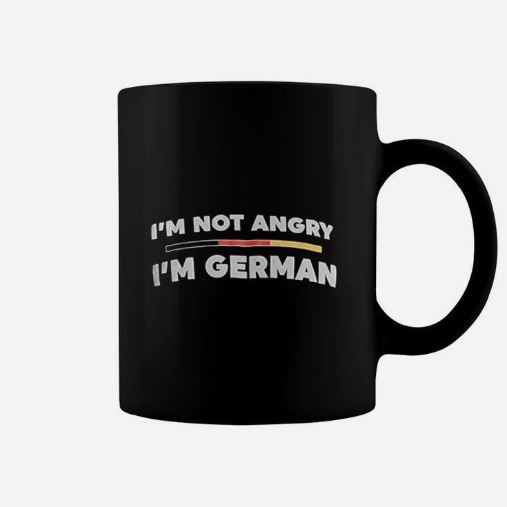 I Am Not Angry, I Am German | Funny Germany Flag German Coffee Mug