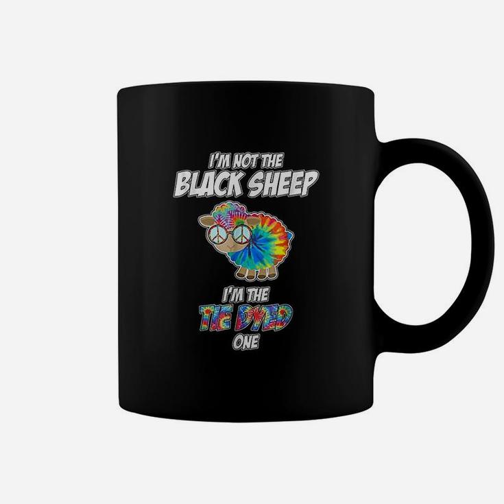 I Am Not The Black Sheep I Am The Tie Dyed One Hippie Coffee Mug