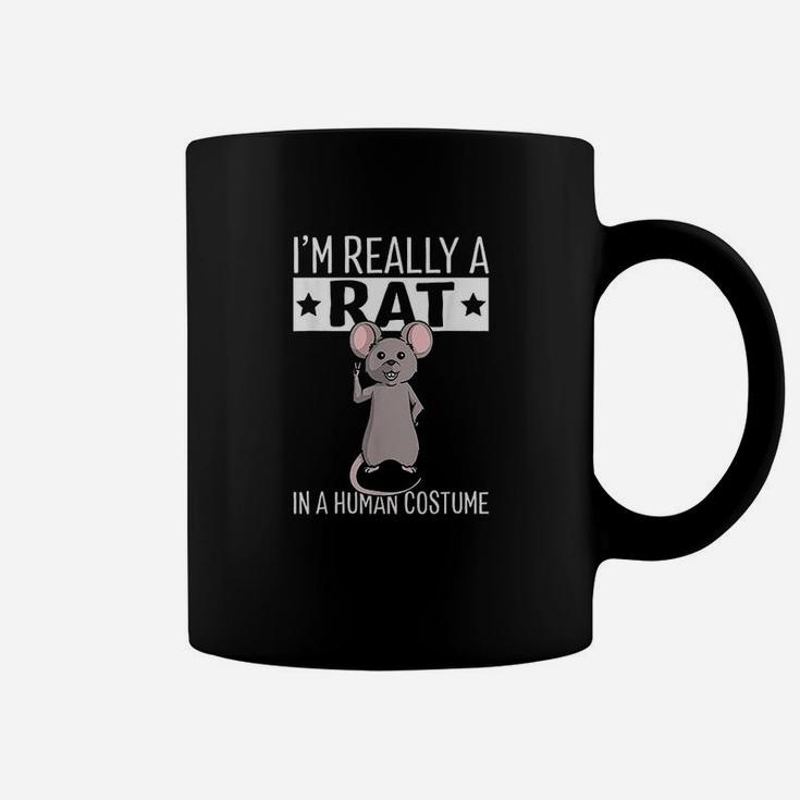 I Am Really A Rat In A Human Costume Halloween Coffee Mug