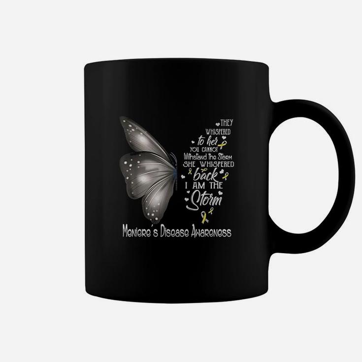 I Am The Storm Menieres Disease Awareness Butterfly Coffee Mug