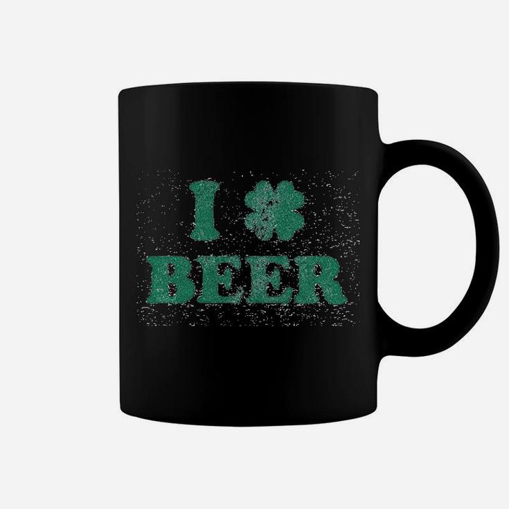 I Clover Beer Funny Shamrock St Saint Patricks Day Coffee Mug