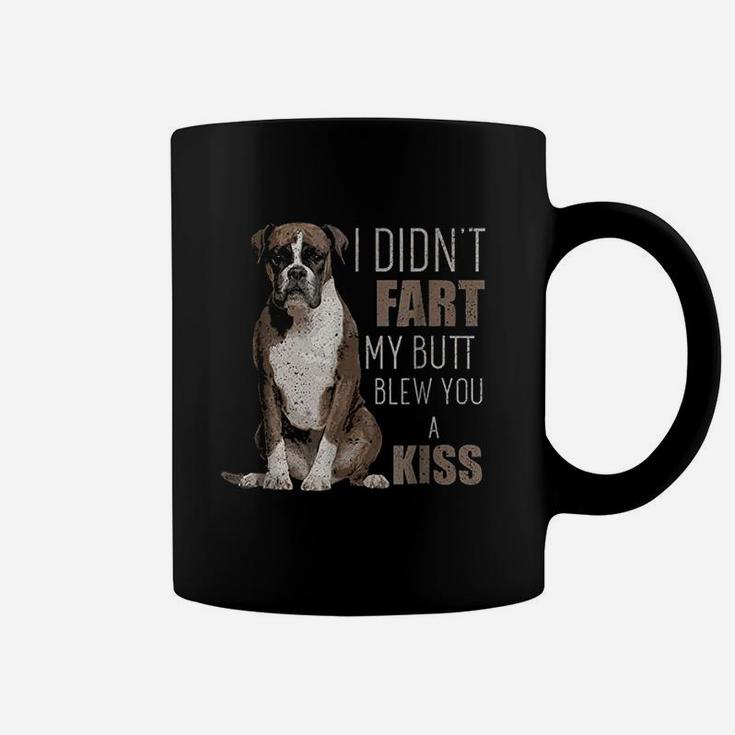 I Didnt Fart Kiss Boxer Dog Mom Dad Coffee Mug