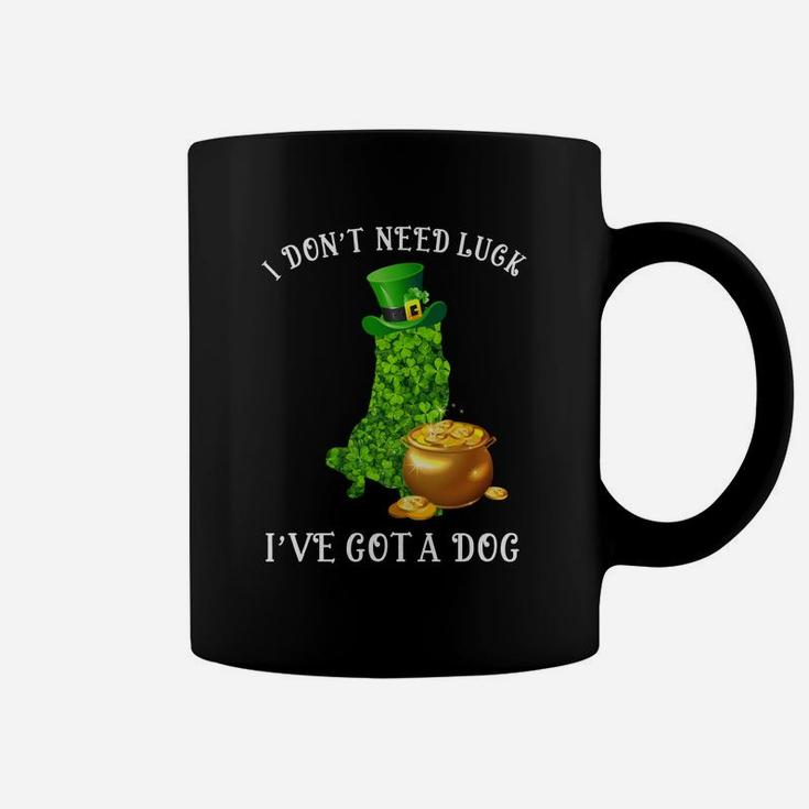 I Do Not Need Luck I Have Got A Saint Bernard Shamrock St Patricks Day Dog Lovers Coffee Mug