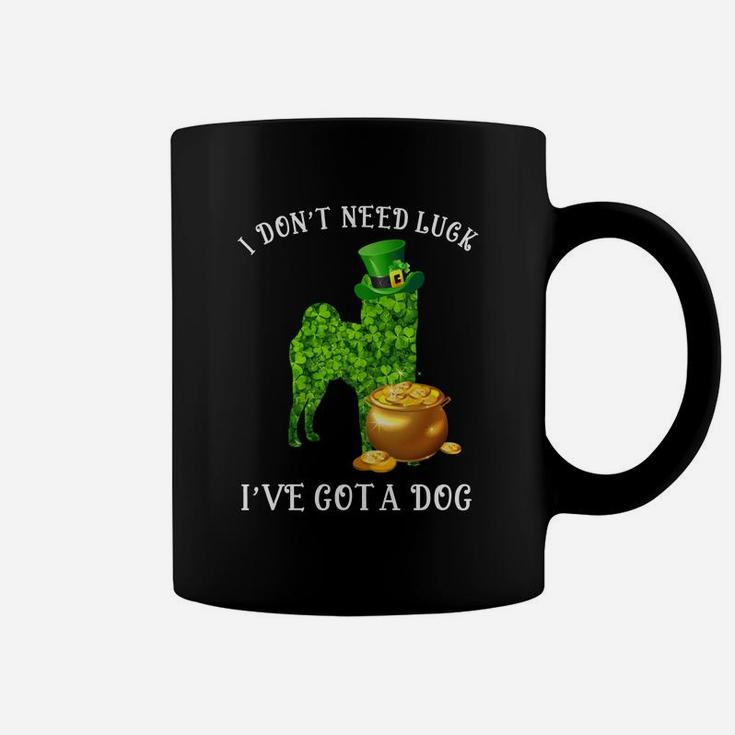 I Do Not Need Luck I Have Got A Shiba Inu Shamrock St Patricks Day Dog Lovers Coffee Mug