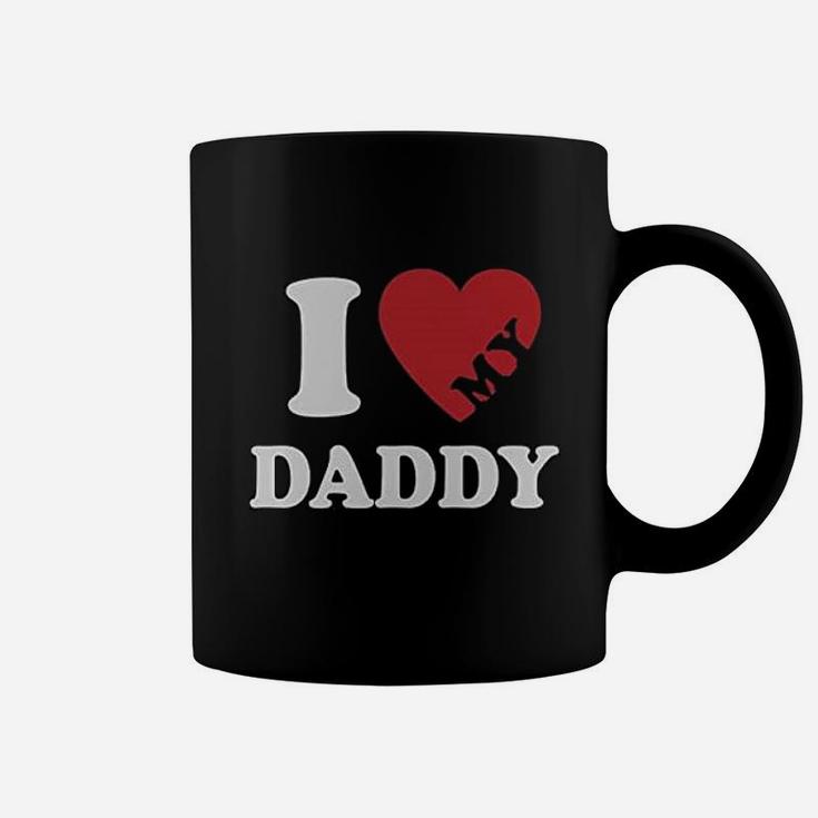 I Heart Love My Daddy Boy Girl Gift For Father Coffee Mug