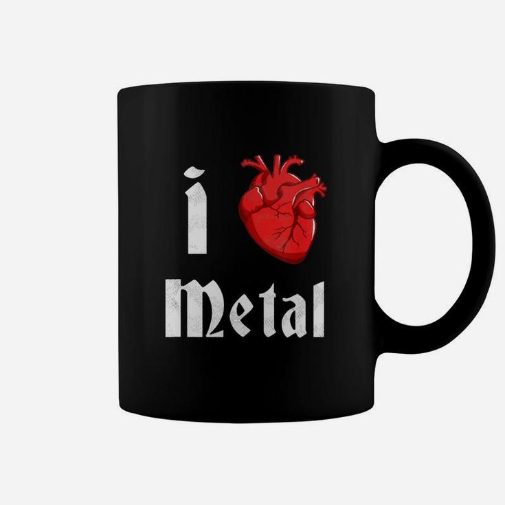 I Heart Metal Funny Shirts Coffee Mug
