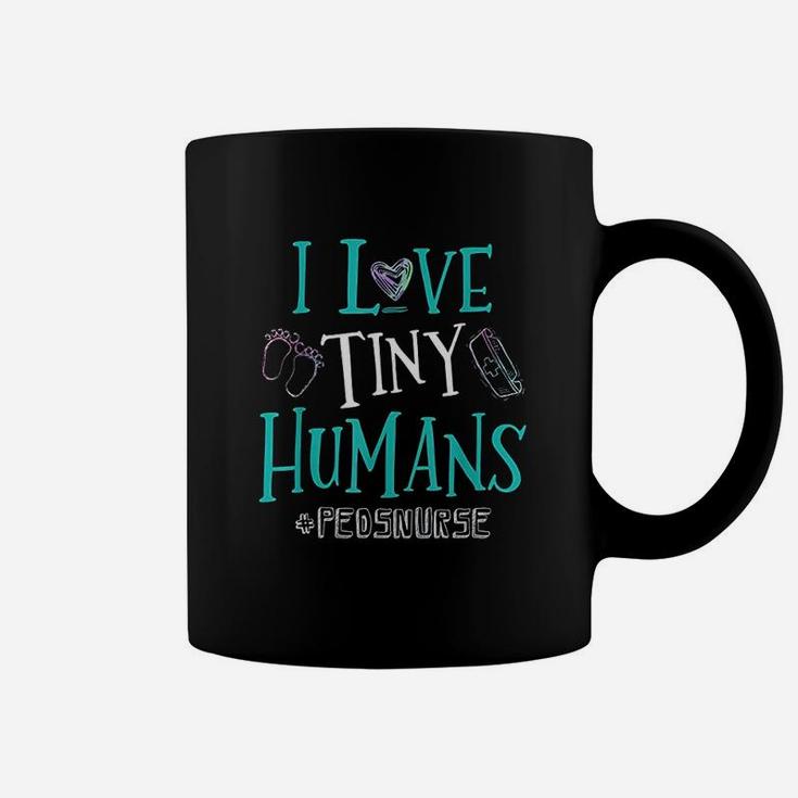 I Heart Tiny Humans Pediatric Nurse Gift Pediatric Nurse Coffee Mug