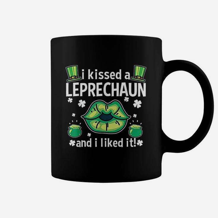 I Kissed A Leprechaun And I Liked It Funny St Patricks Day Coffee Mug