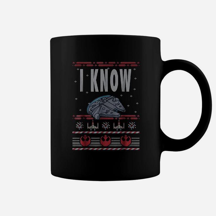 I Know Ugly Christmas Sweater Coffee Mug